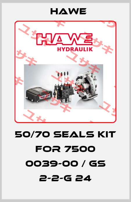 50/70 SEALS KIT for 7500 0039-00 / GS 2-2-G 24 Hawe