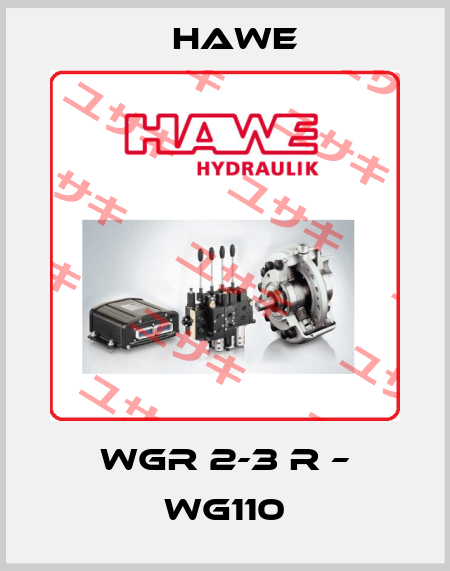 WGR 2-3 R – WG110 Hawe