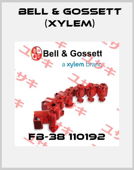 FB-38 110192 Bell & Gossett (Xylem)