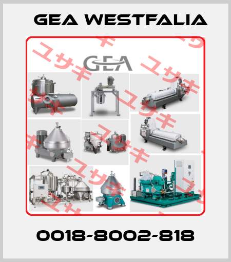 0018-8002-818 Gea Westfalia