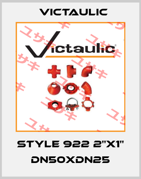 style 922 2"x1" DN50xDN25 Victaulic