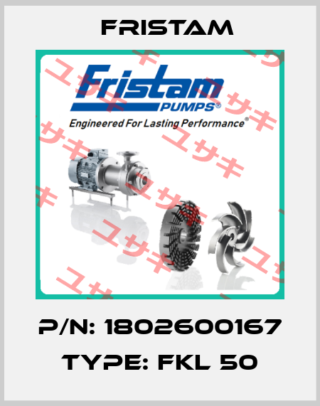 P/N: 1802600167 Type: FKL 50 Fristam