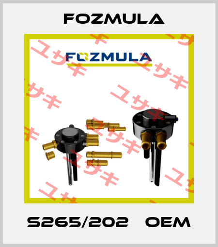 S265/202   OEM Fozmula