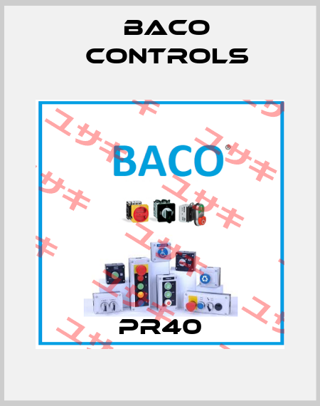 PR40 Baco Controls