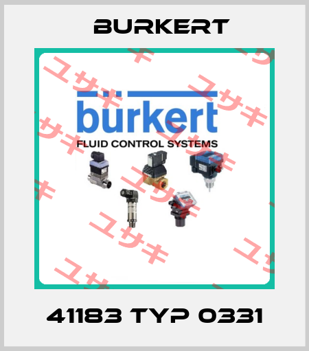 41183 typ 0331 Burkert