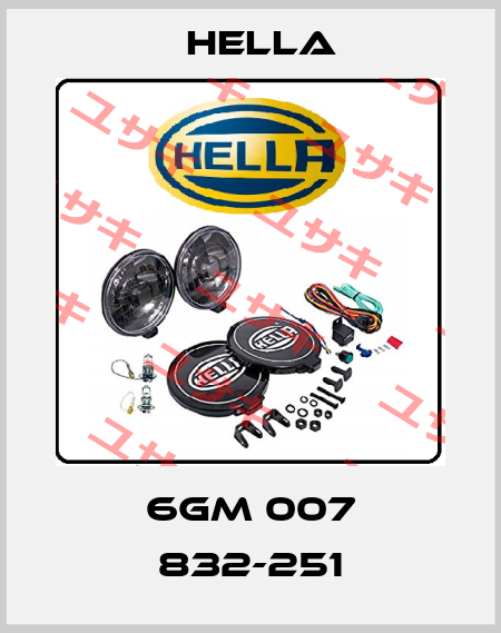6GM 007 832-251 Hella