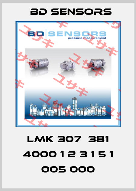 LMK 307  381 4000 1 2 3 1 5 1 005 000 Bd Sensors