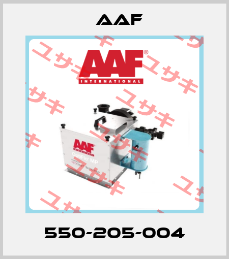 550-205-004 AAF