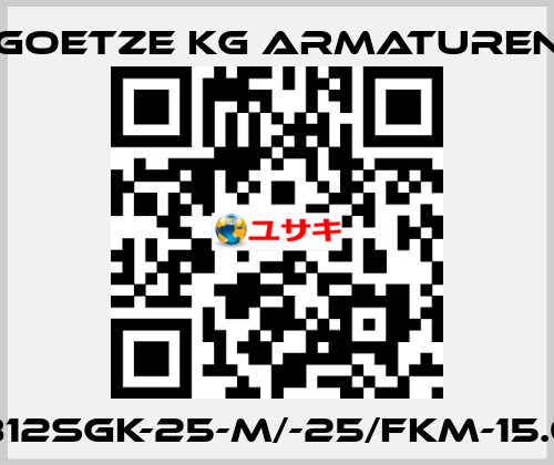 812sGK-25-m/-25/FKM-15.0 Goetze KG Armaturen