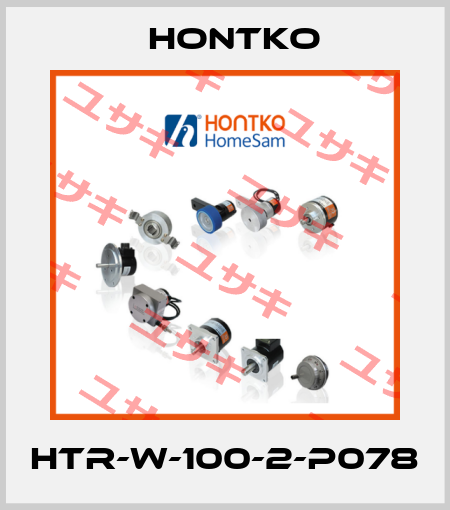 HTR-W-100-2-P078 Hontko