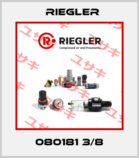 080181 3/8 Riegler