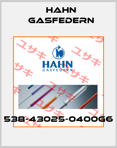 538-43025-0400G6 Hahn Gasfedern