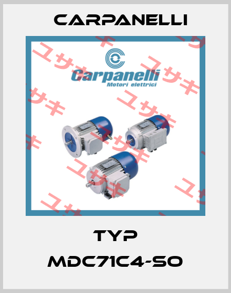 Typ MDC71c4-SO Carpanelli