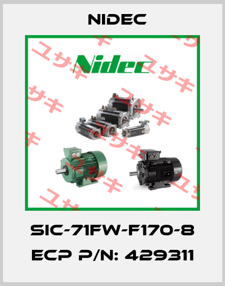 SIC-71FW-F170-8 ECP P/N: 429311 Nidec