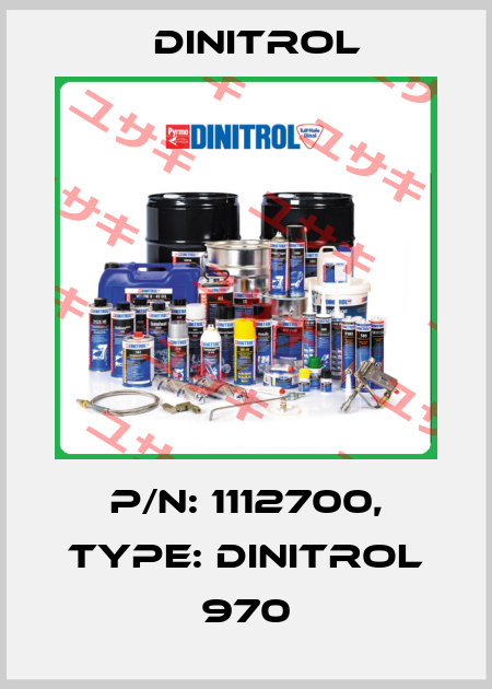 P/N: 1112700, Type: DINITROL 970 Dinitrol