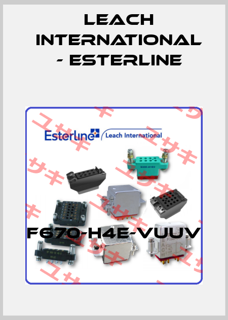 F670-H4E-VUUV Leach International - Esterline