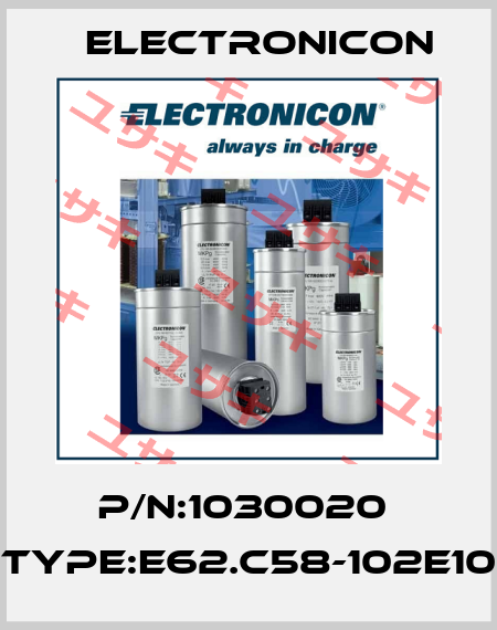 P/N:1030020  Type:E62.C58-102E10 Electronicon