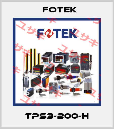 TPS3-200-H Fotek