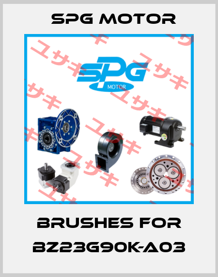 Brushes for BZ23G90K-A03 Spg Motor