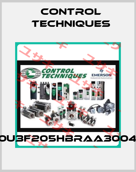 250U3F205HBRAA300480 Control Techniques