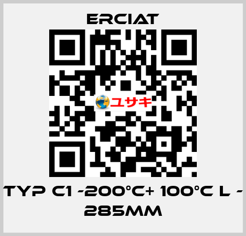 TYP C1 -200°C+ 100°C L - 285MM ERCIAT