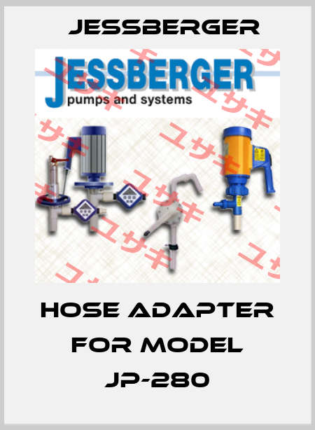 Hose Adapter for Model JP-280 Jessberger