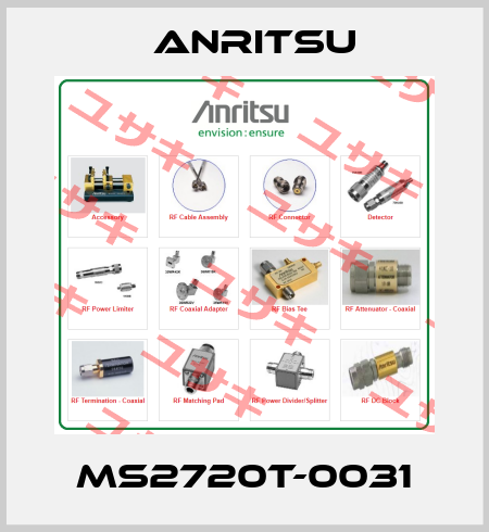 MS2720T-0031 Anritsu
