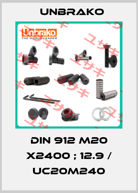 DIN 912 M20 x2400 ; 12.9 / UC20M240 Unbrako