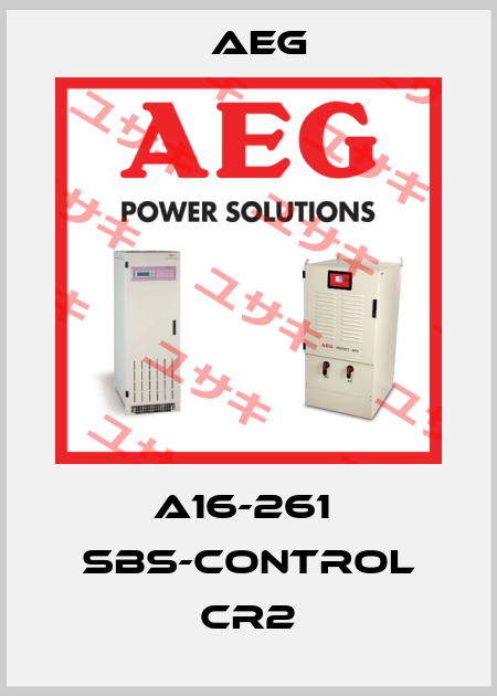 A16-261  SBS-CONTROL CR2 AEG