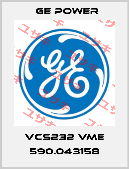 VCS232 VME 590.043158 GE Power