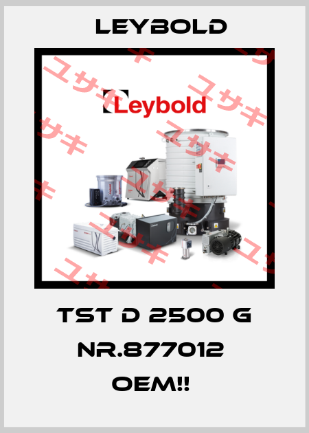 TST D 2500 G NR.877012  OEM!!  Leybold