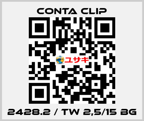 2428.2 / TW 2,5/15 BG Conta Clip