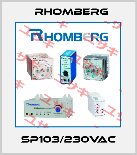 SP103/230VAC Rhomberg
