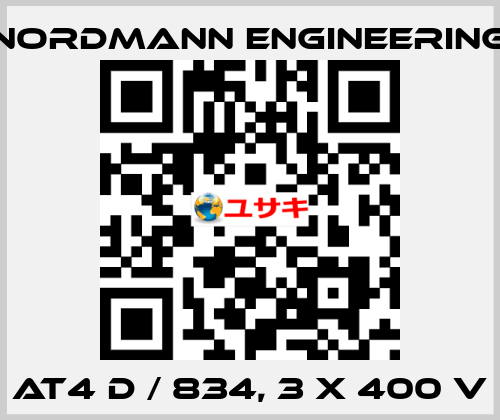 AT4 D / 834, 3 x 400 V NORDMANN ENGINEERING