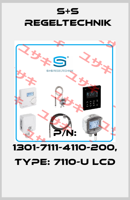 P/N: 1301-7111-4110-200, Type: 7110-U LCD S+S REGELTECHNIK