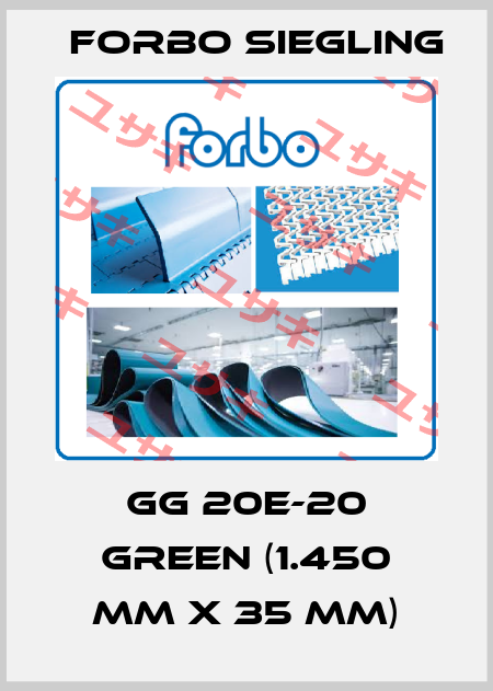 GG 20E-20 green (1.450 mm x 35 mm) Forbo Siegling