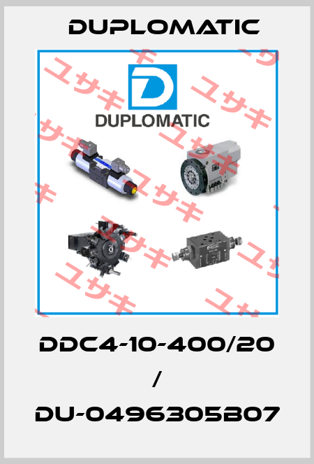 DDC4-10-400/20 / DU-0496305B07 Duplomatic