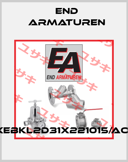 XEBKL2D31x221015/AO1 End Armaturen
