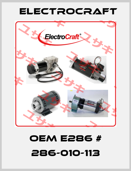 OEM E286 # 286-010-113 ElectroCraft