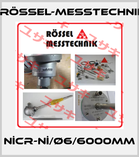 NİCR-Nİ/Ø6/6000MM Rössel-Messtechnik
