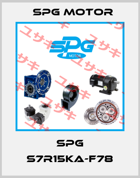 SPG S7R15KA-F78 Spg Motor