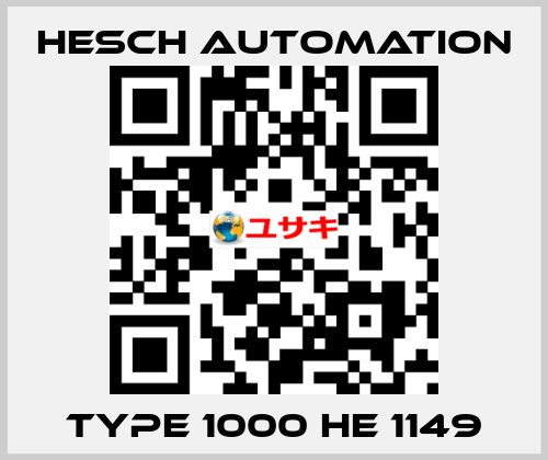 TYPE 1000 HE 1149 Hesch Automation