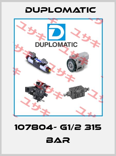 107804- G1/2 315 bar Duplomatic