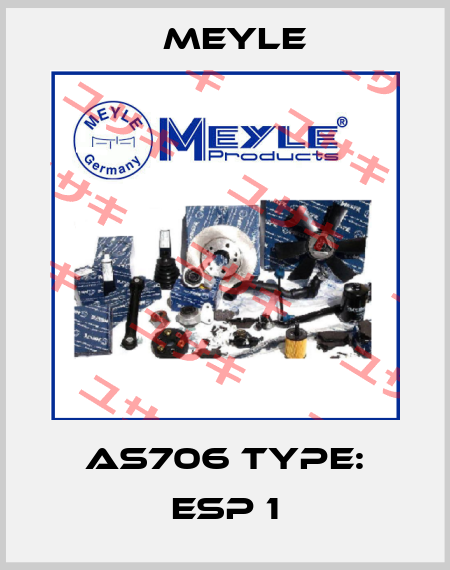 AS706 Type: ESP 1 Meyle