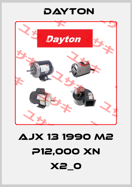 AJX 13 1990 M2 P12,000 XN X2_0 DAYTON