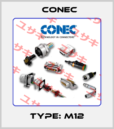 type: M12 CONEC