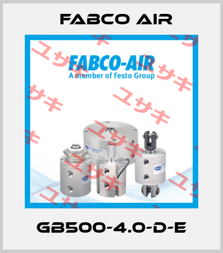 GB500-4.0-D-E Fabco Air