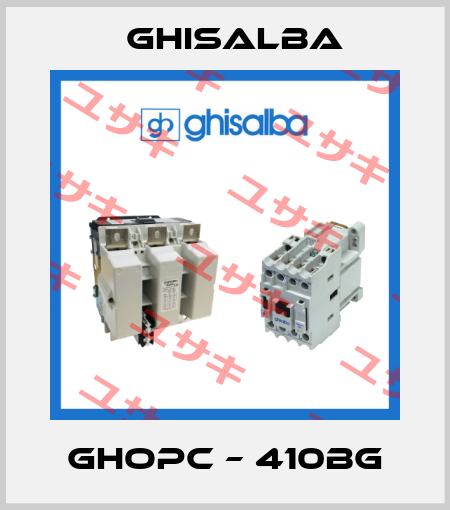 GHOPC – 410BG Ghisalba