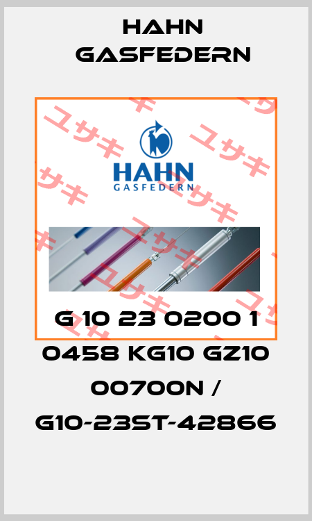 G 10 23 0200 1 0458 KG10 GZ10 00700N / G10-23ST-42866 Hahn Gasfedern