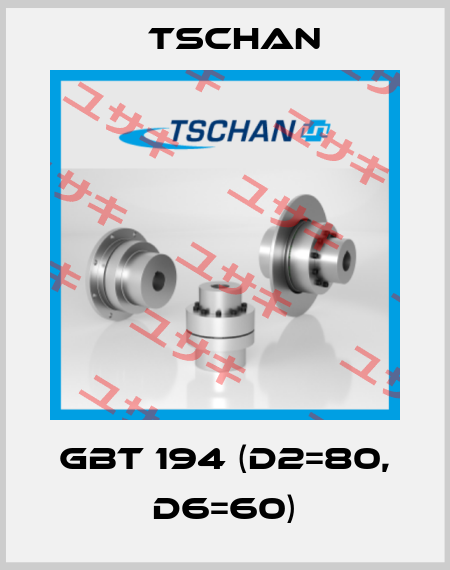 GBT 194 (d2=80, d6=60) Tschan